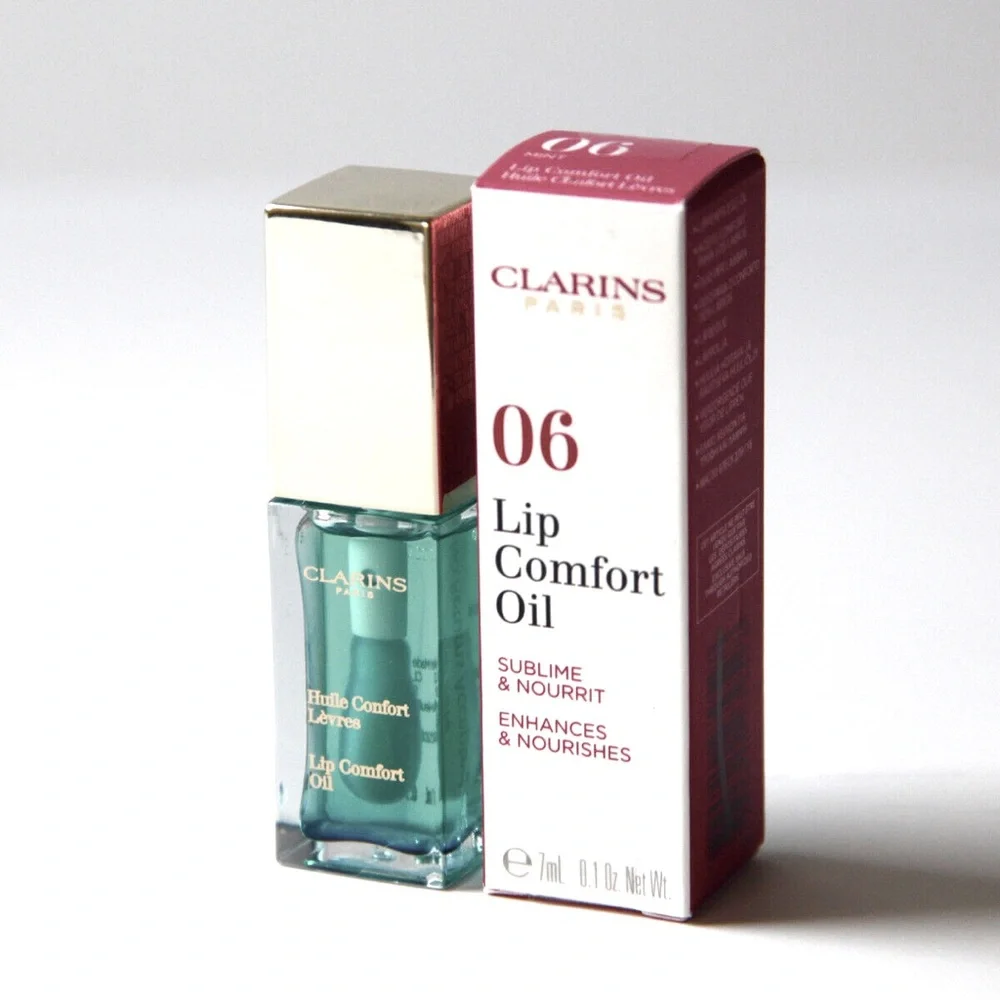 Clarins Lip Comfort‎ Oil 06 - Field Mint 2,8mL/0.9oz, MINI Size, New in Box